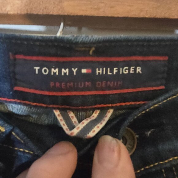 Tommy Hilfiger Denim Blue Jeans 31X30 Men's Straight Leg Mid‎ Rise - Picture 7 of 8